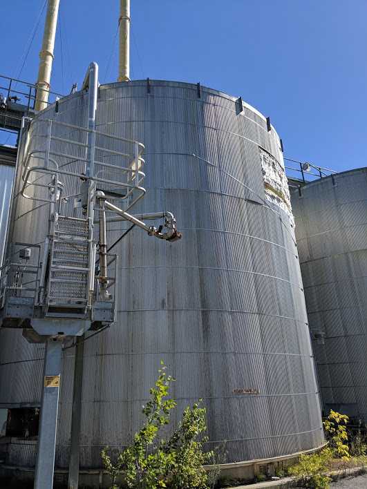STEEL MIXING TANK Approx 125,000 Gallon POST TANK 2 - PROCESS EQUIPMENT STEEL MIXING TANK Approx 125,000 Gallon POST TANK 2 - PROCESS EQUIPMENT