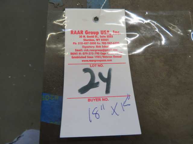 18" X 15" Steel Surface Plate - MISCELLANEOUS