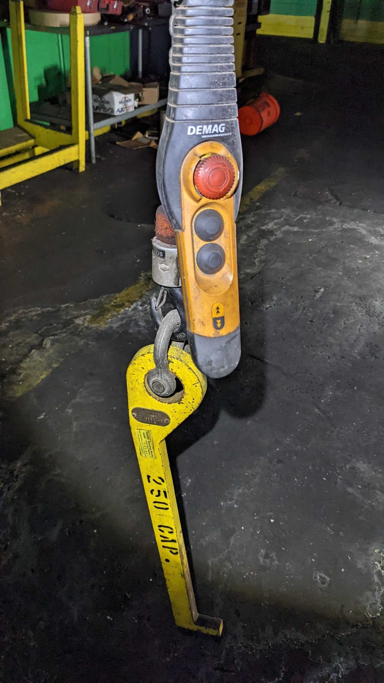 Global 250 lbs Jib with demag 250lbs hoist - CRANES