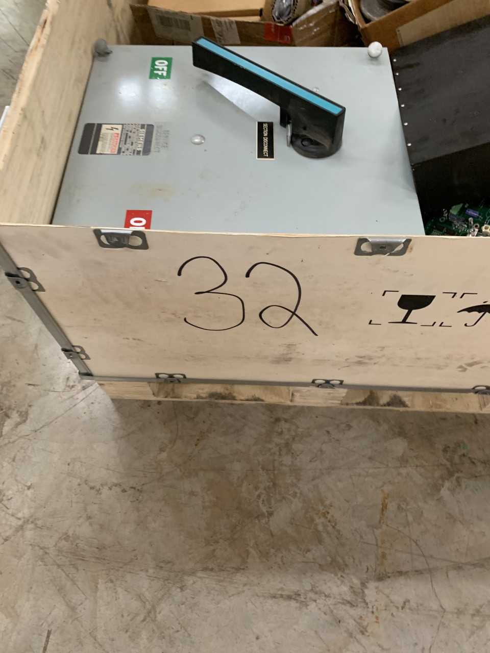 CRATE OF MISC. ELECTRICAL AUTOMATION PARTS EQUIPMENT SIEMENS, ABB ETC. - ELECTRICAL COMPONENTS