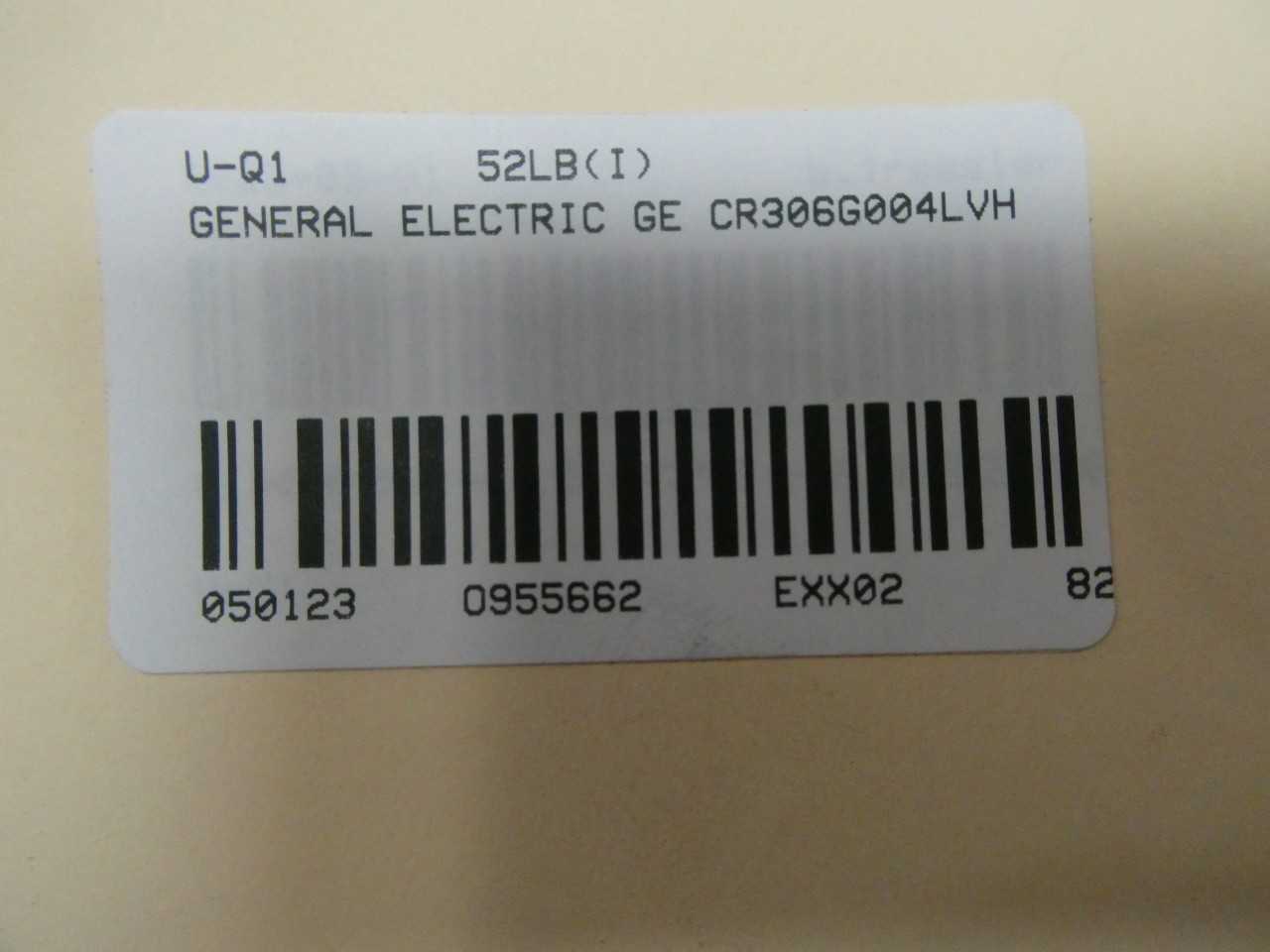 GENERAL ELECTRIC GE CR306G004LVH 460-480V-AC 200HP SIZE 5 FULL VOLTAGE STARTER - MOTOR STARTERS