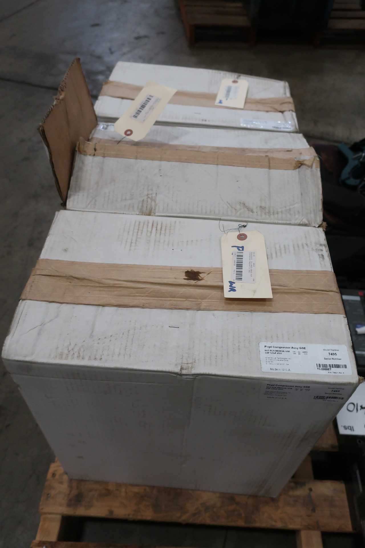 LOT OF 3 GUANGSHUN ZW1100D2-200/2 COMPRESSOR VACUUM PUMPS - VACUUM PUMP