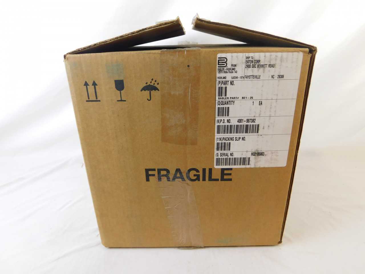 Quantity of 1 New Surplus Eaton BE1-25 Other Relay Protective Type Synch Check - ELECTRICAL COMPONENTS