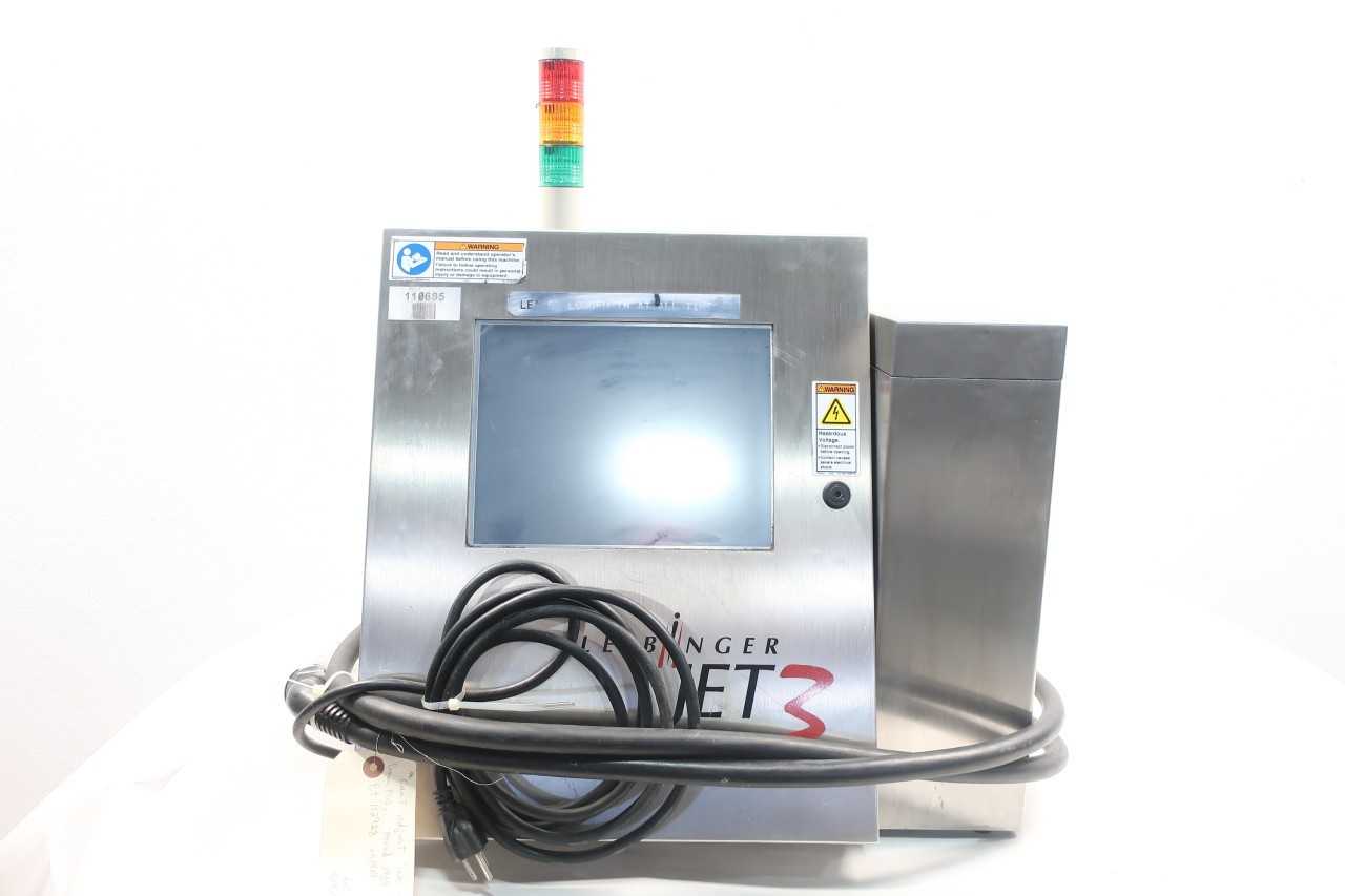 LEIBINGER JET 3 985-006000-S BARCODE INK PRINTER - PACKAGING