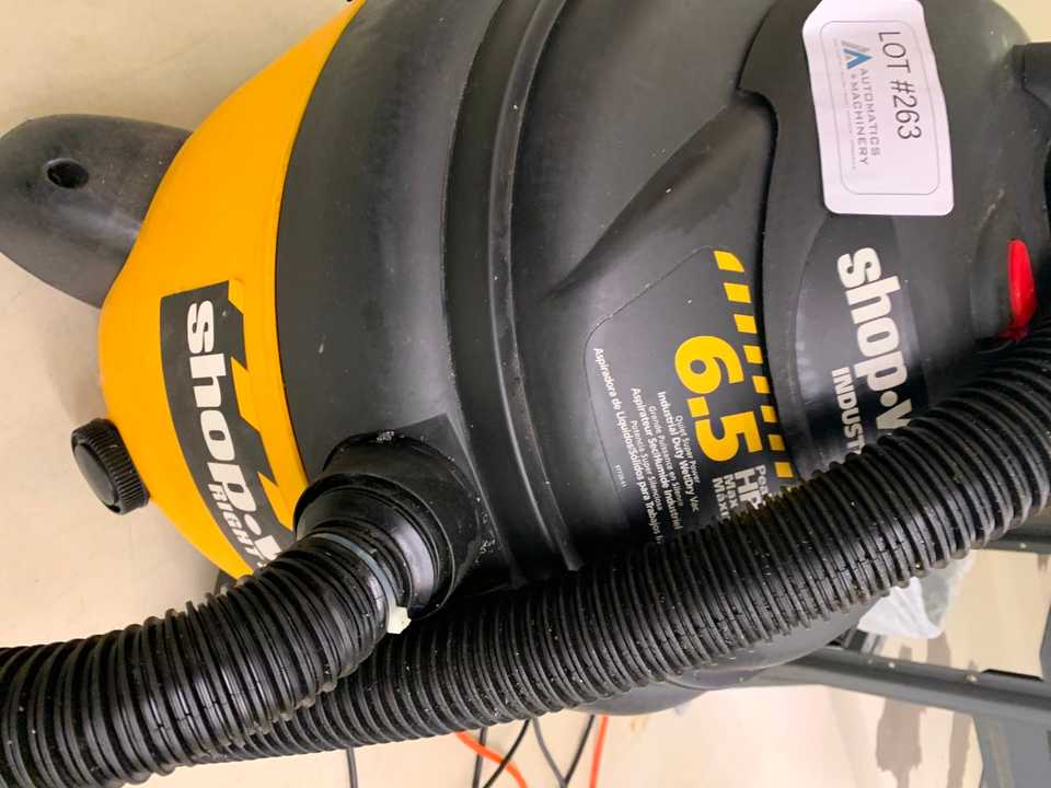 6.5 HP Wet/Dry Vacuum - VACUUM PUMP