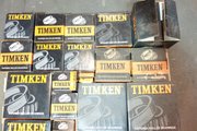 LOT OF ASSORTED TIMKEN TAPERED ROLLER BEARINGS - BEARINGS