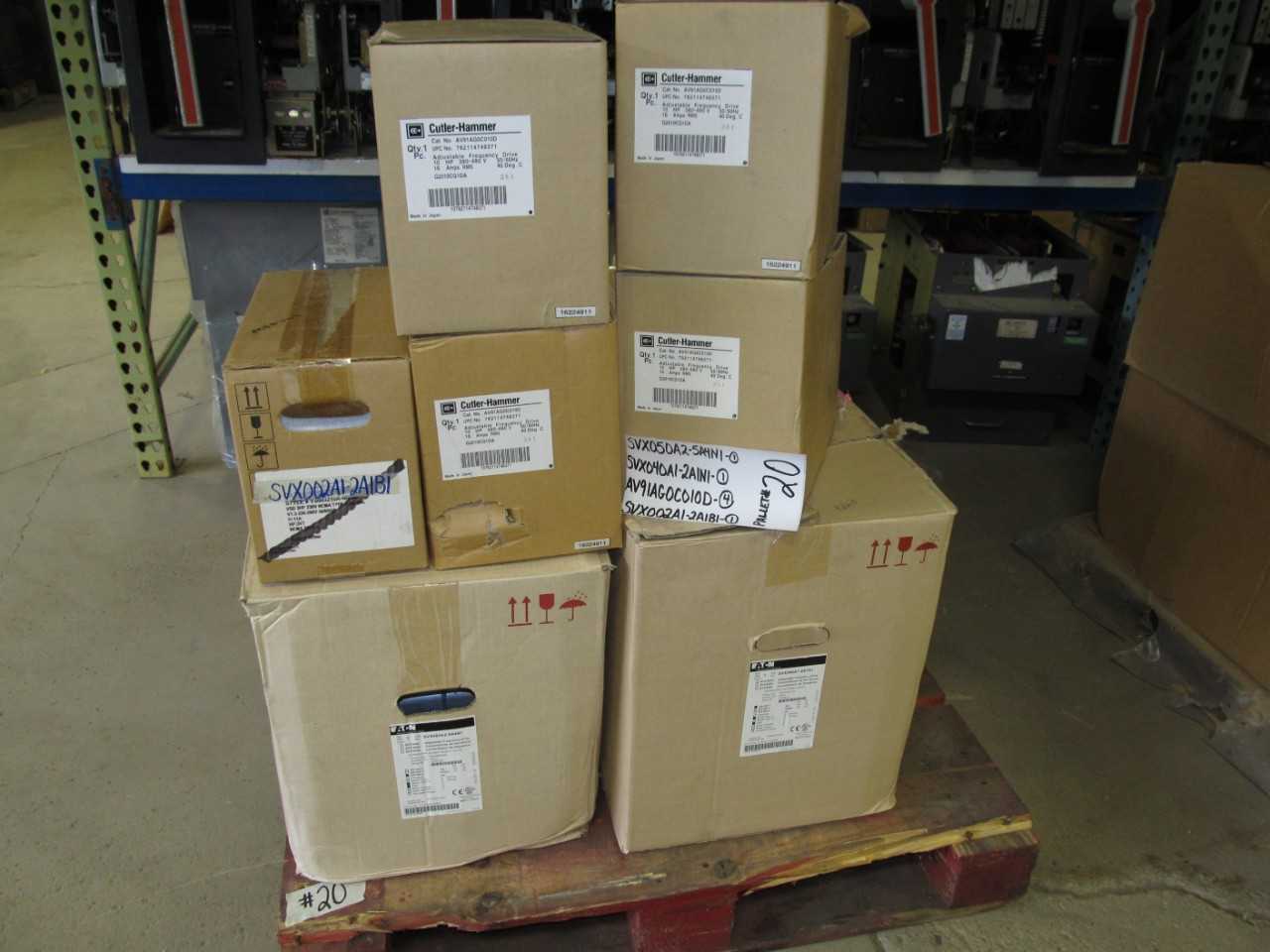Lot of Eaton Frequency Drives - MOTOR DRIVES