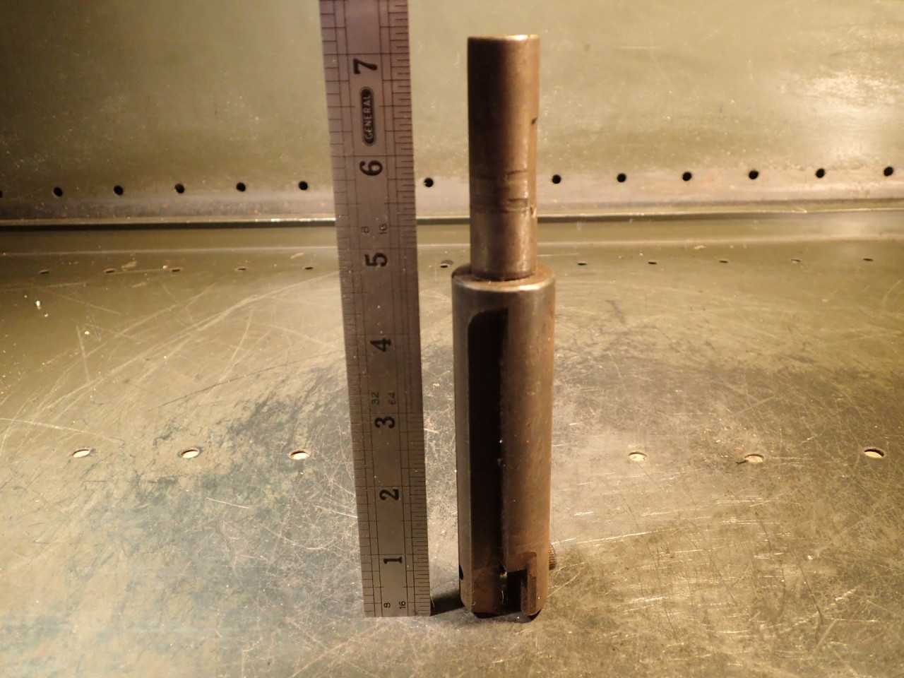 Spade Drill Insert Tool Holder: AMEC Series B, 3/4" Straight Shank, 7" OAL - MACHINING EQUIPMENT PARTS