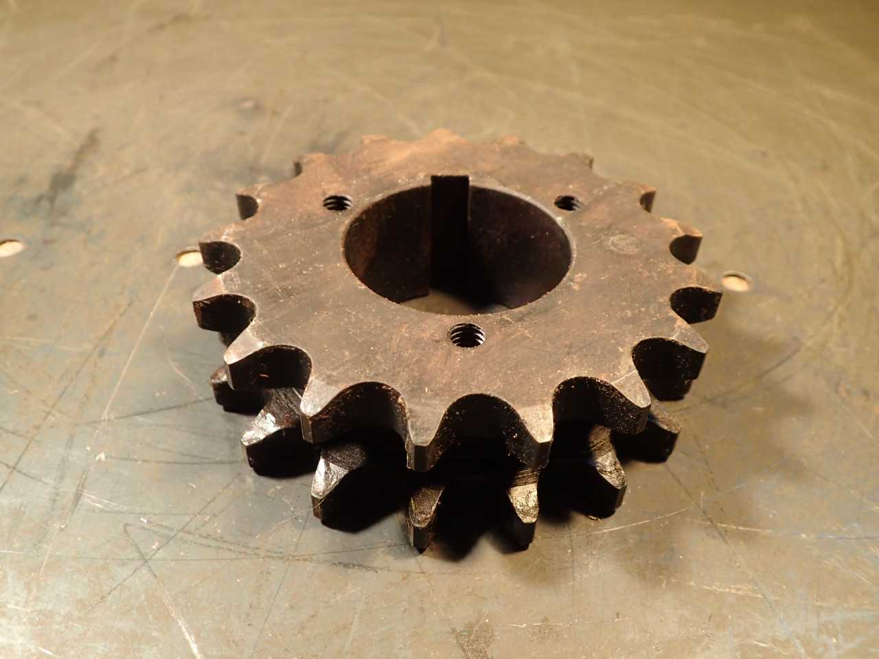 Browning D60P17 #60 2-Strand Chain Sprocket:17-Tooth QD Bushing Bore: NOS Unused - ROLLER CHAIN