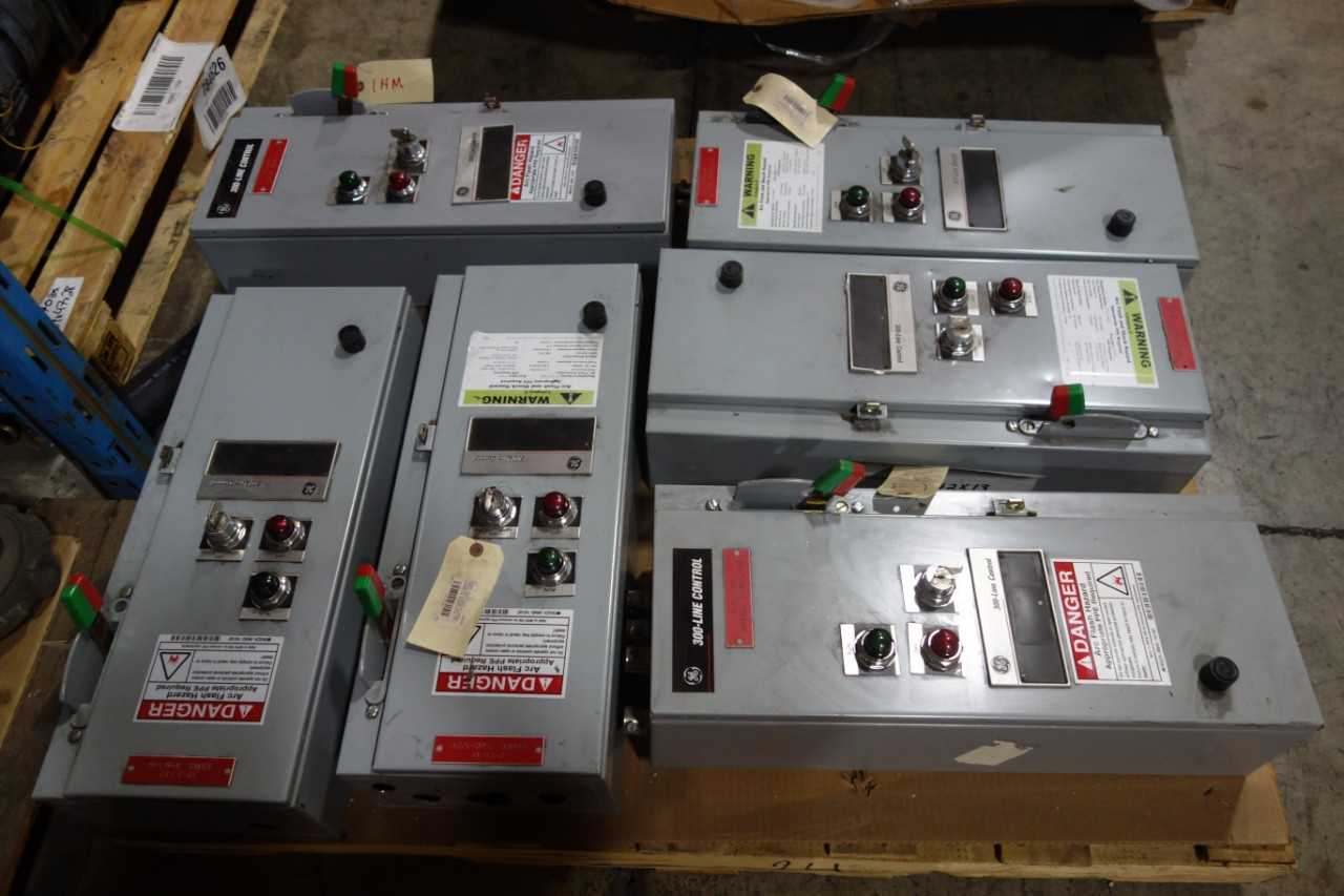 LOT OF 6 SIZE 1 MOTOR STARTERS - MOTOR STARTERS