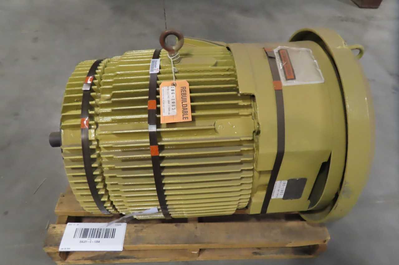 RELIANCE 405TSC 100HP 460V-AC AC ELECTRIC MOTOR - ELECTRIC MOTORS