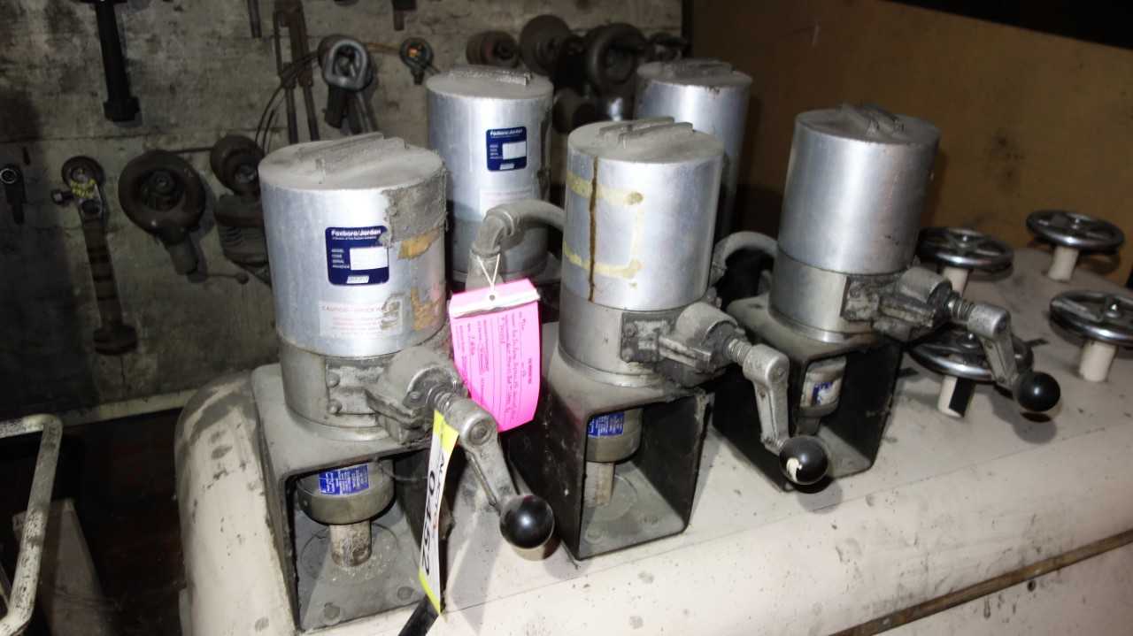 LOT OF 5 FOXBORO JORDAN 4-1630 TURBINE DRAIN VALVE ROTARY ACTUATOR - VALVES