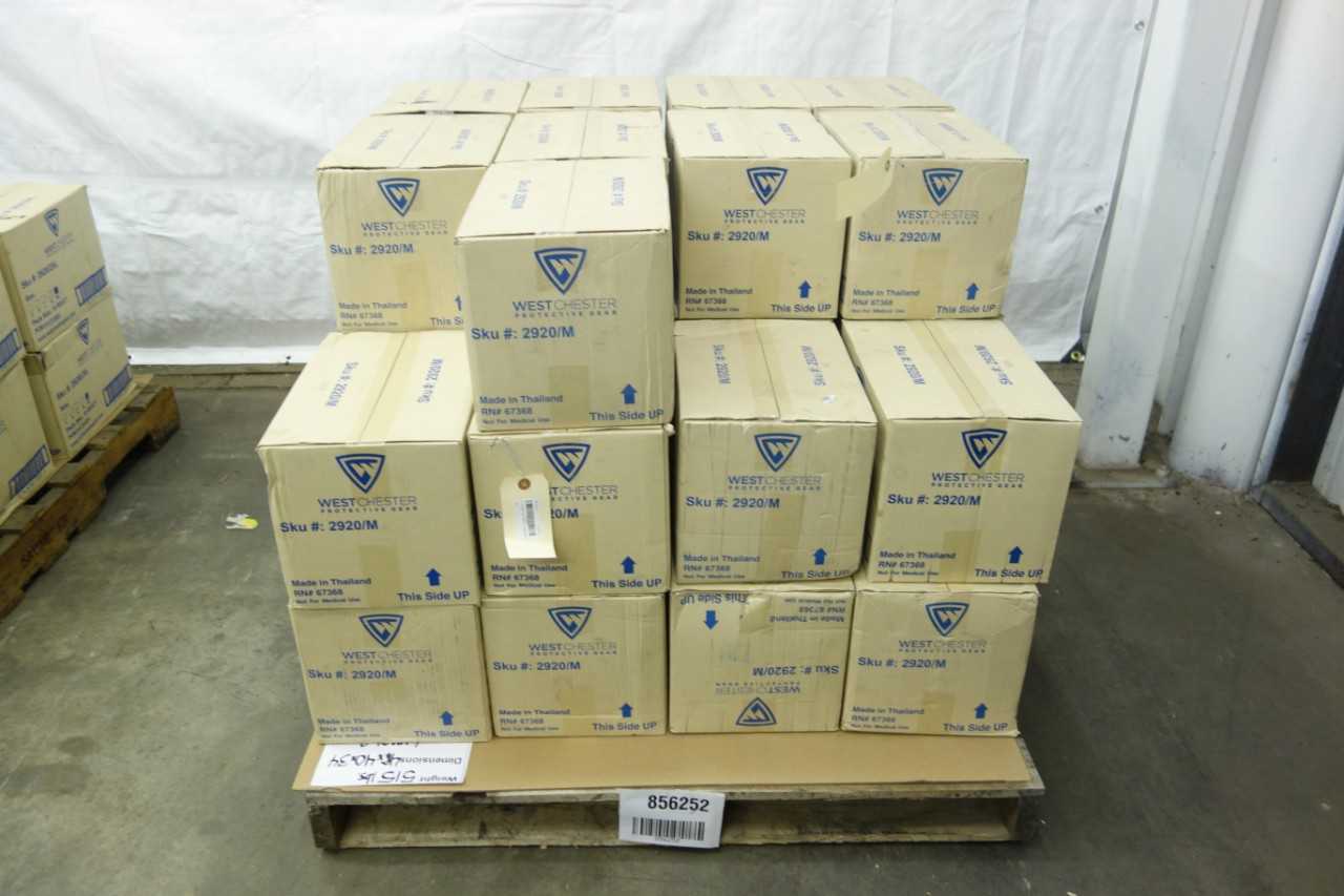 PALLET OF MEDIUM SIZE WEST CHESTER NITRILE DISPOSABLE GLOVES - SAFETY EQUIPMENT