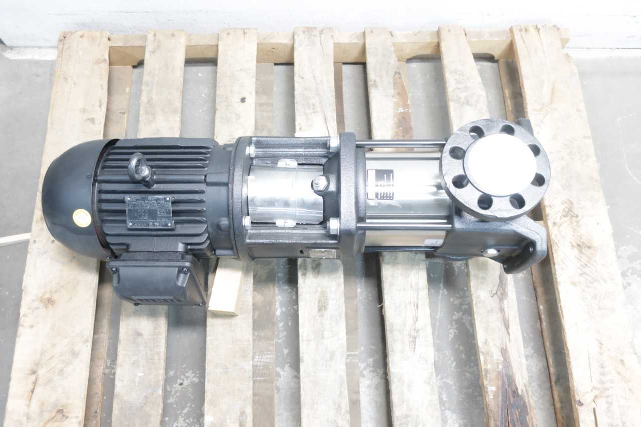 GRUNDFOS CR10-05 A-GJ-A-E-HQQE 2-1/2IN 53.27GPM 5HP 2-1/2IN 575V-AC VERTICAL PUMP - ELECTRIC MOTORS