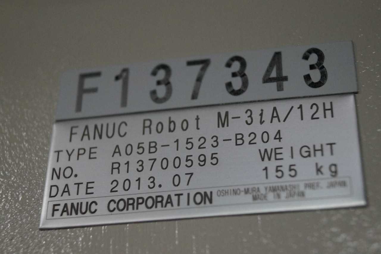 Fanuc M-3iA/12H w/ R-30iB Control - INDUSTRIAL ROBOTS