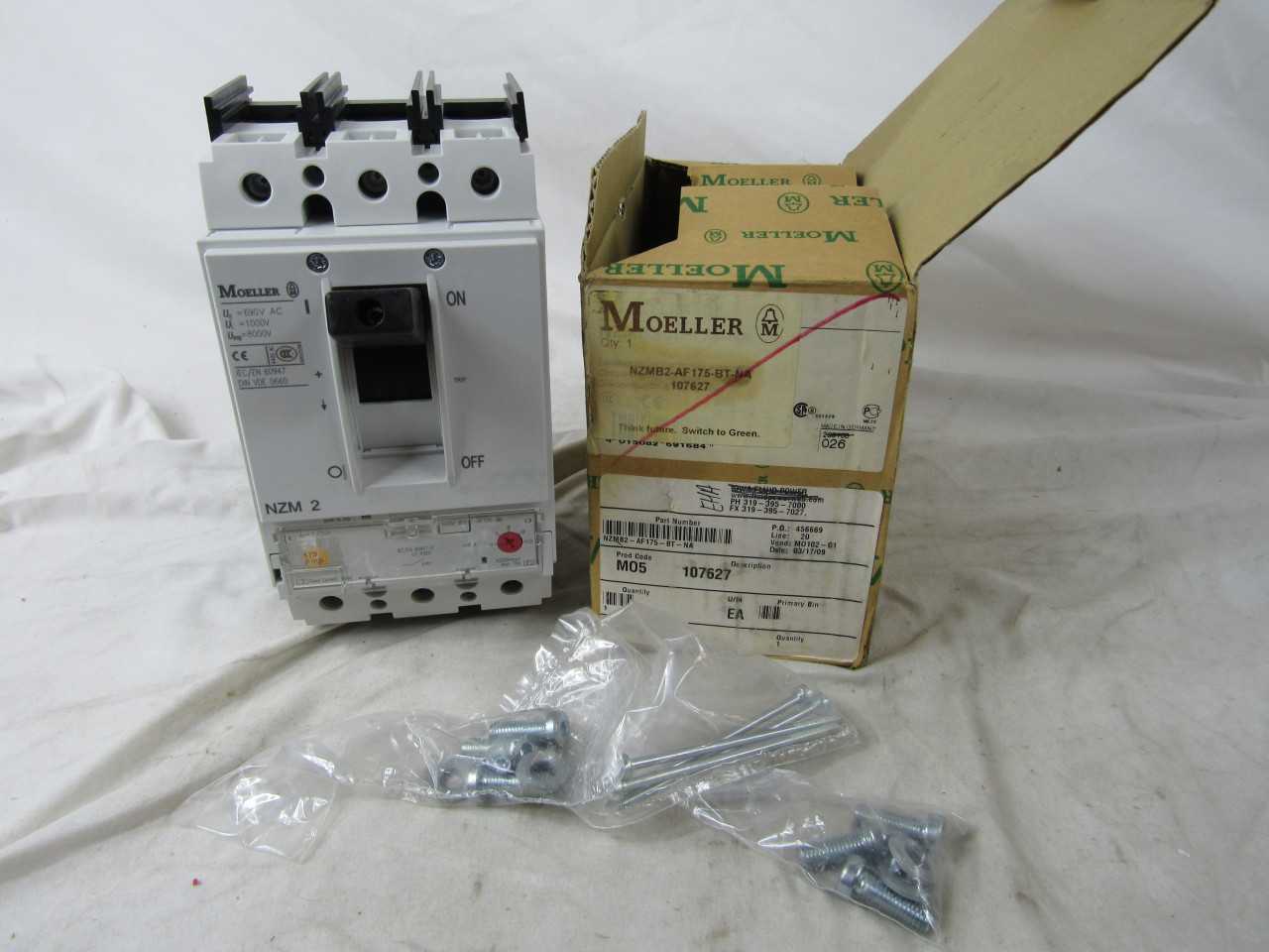 Lot of 1x NZMB2-AF175-BT-NA MCCB/Molded Case Circuit Breaker - CIRCUIT BREAKERS