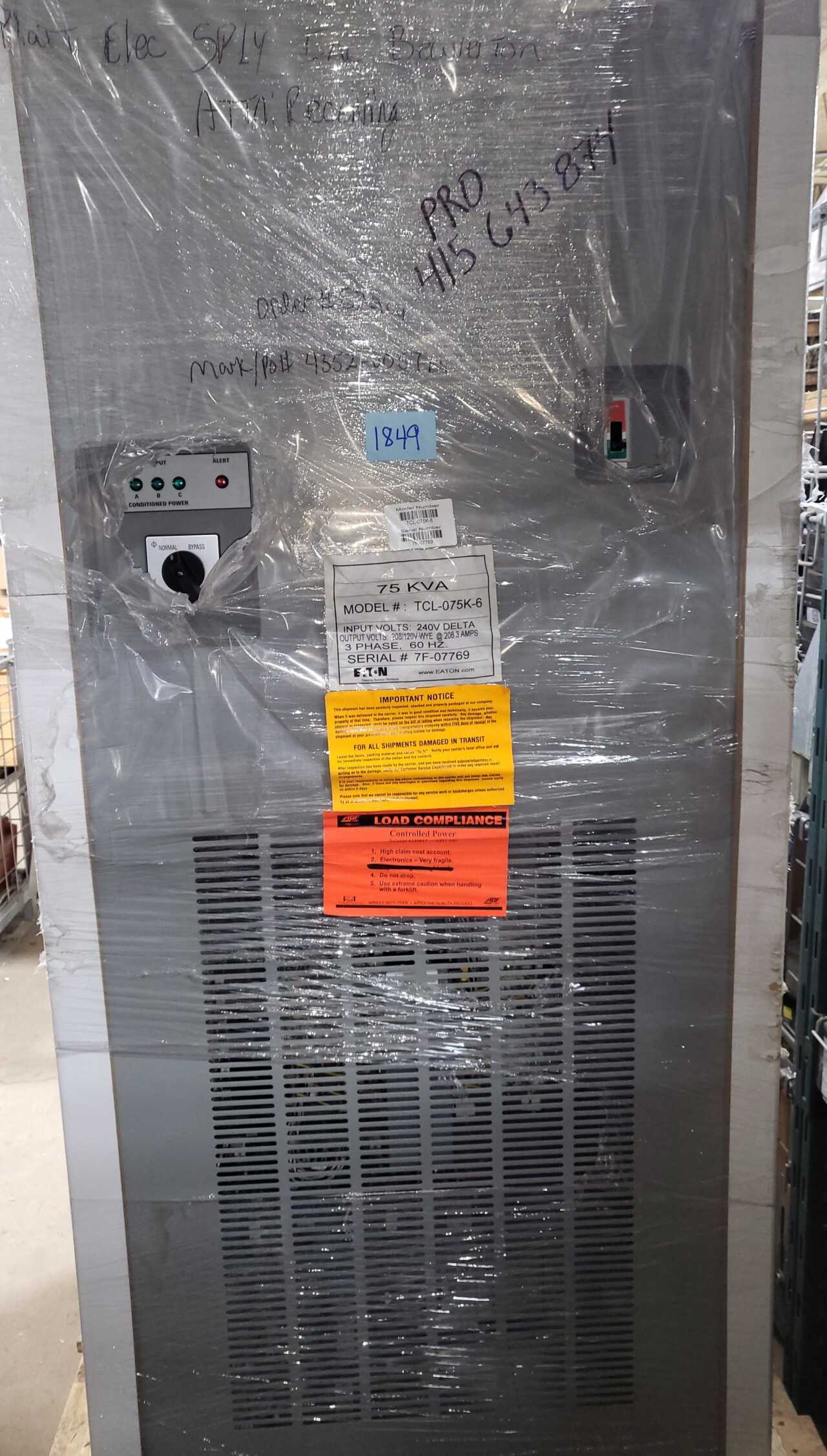 Eaton Power Conditioner - ELECTRICAL COMPONENTS Eaton Power Conditioner - ELECTRICAL COMPONENTS
