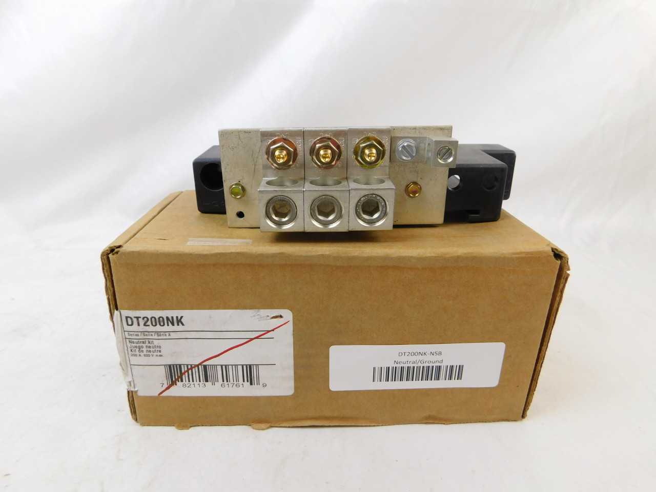 Quantity of 7 New Surplus Eaton DT200NK Neutral Kits Safety Switch Access 200A 600V - ELECTRICAL COMPONENTS