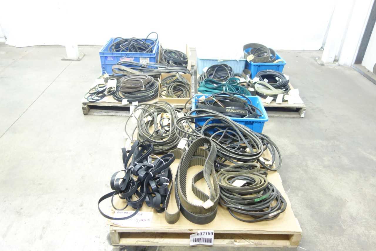 3 PALLETS OF ASSORTED V-BELTS - BELTS