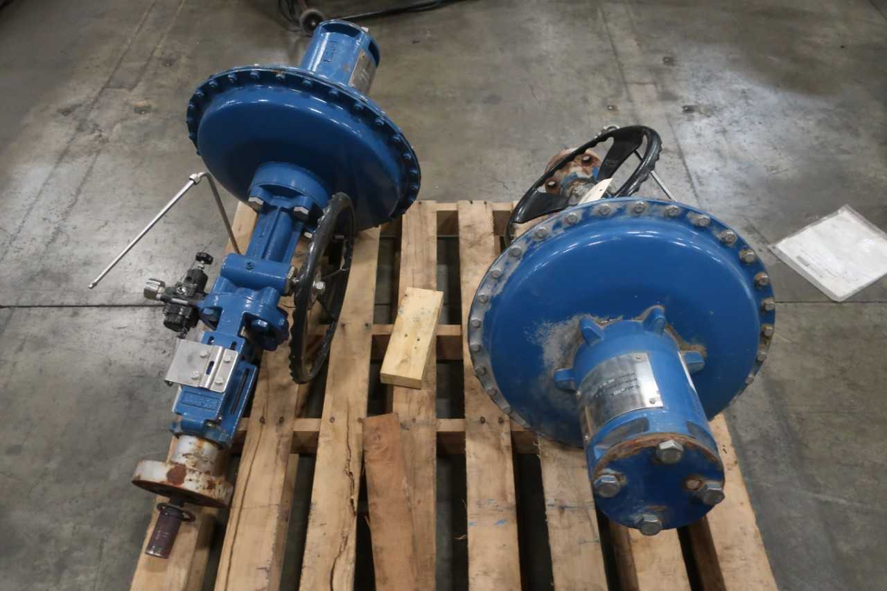 LOT OF 2 WIER CONTROL VALVES BV990/RARBKB5NB 50MM - CONTROL VALVE