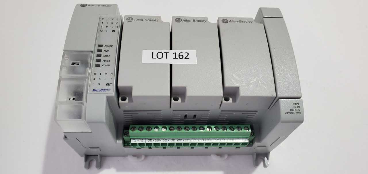 Allen Bradley Micro 830  2080-LC30-24QBB PLC - AUTOMATION & CONTROLS