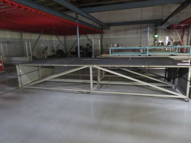 Aluminn and Steel Tables on Wheels - MISCELLANEOUS
