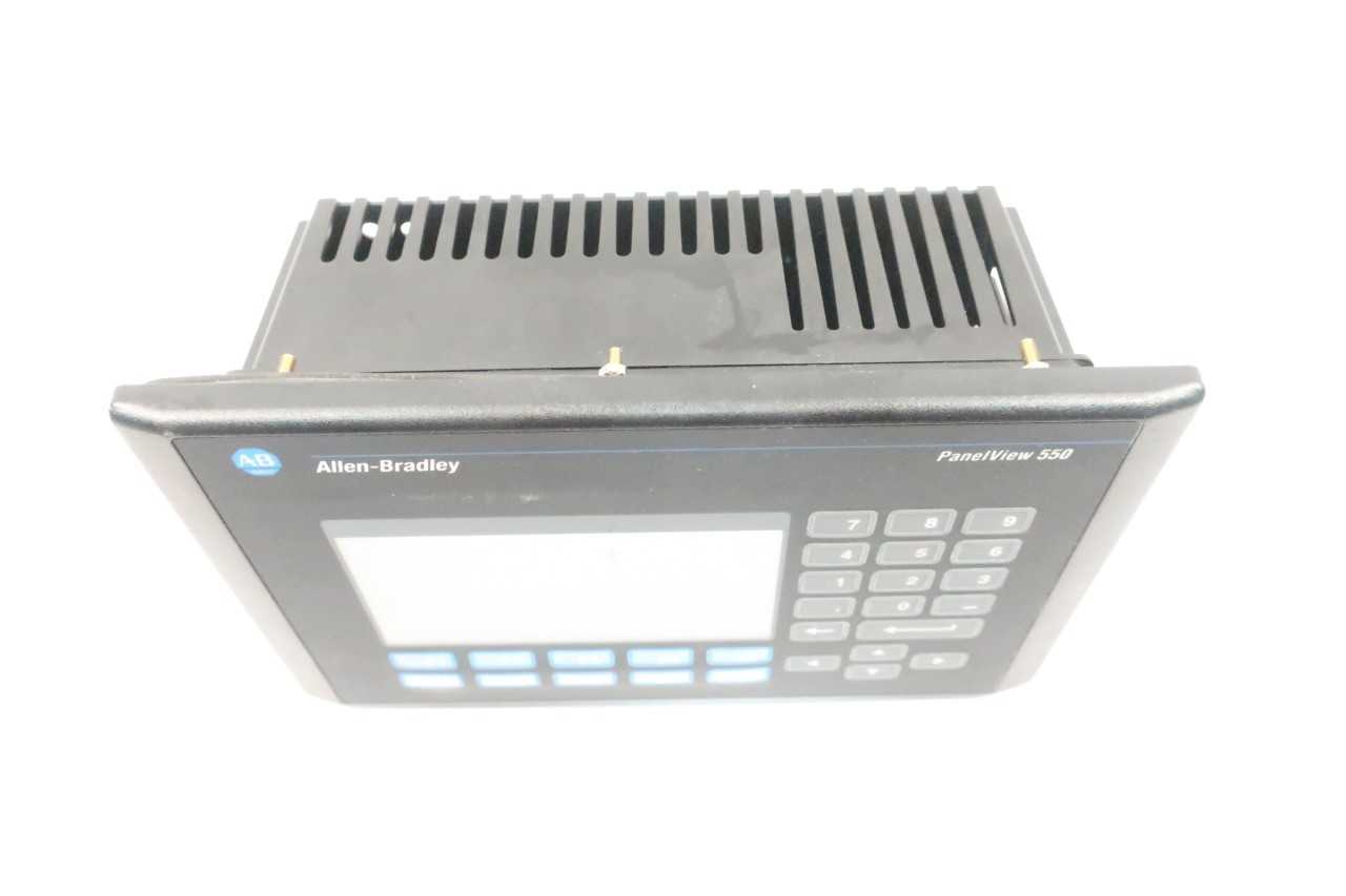 ALLEN BRADLEY 2711-B5A20L1 PANELVIEW 550 OPERATOR INTERFACE PANEL SER H - AUTOMATION & CONTROLS