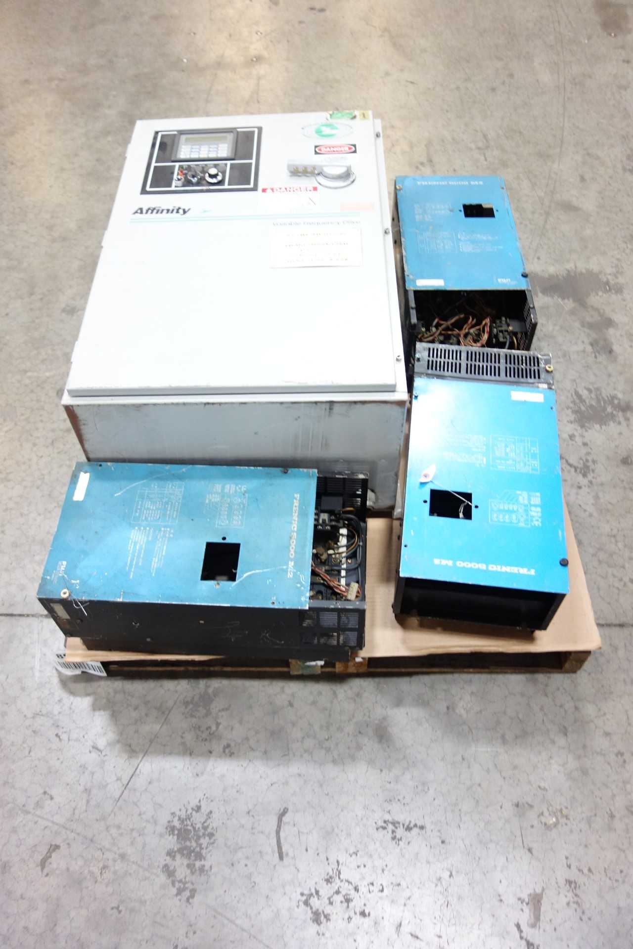 LOT OF ASSORTED VFD DRIVES - MOTOR DRIVES