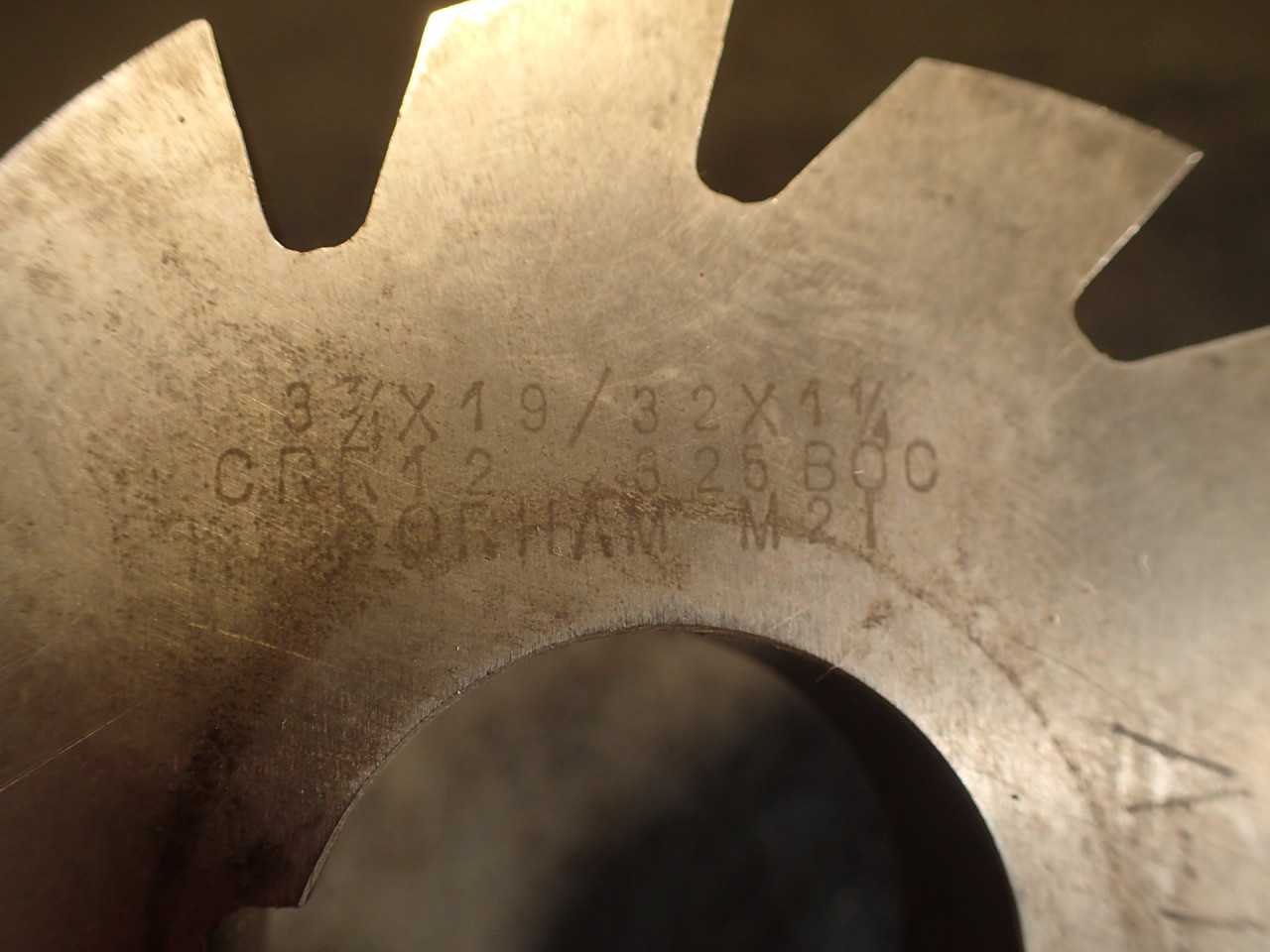 13/32" Radius Corner Rounding Horizontal Mill 19/32" x 3-3/4 OD 1-1/4 Arbor Hole - MILLING TOOLS