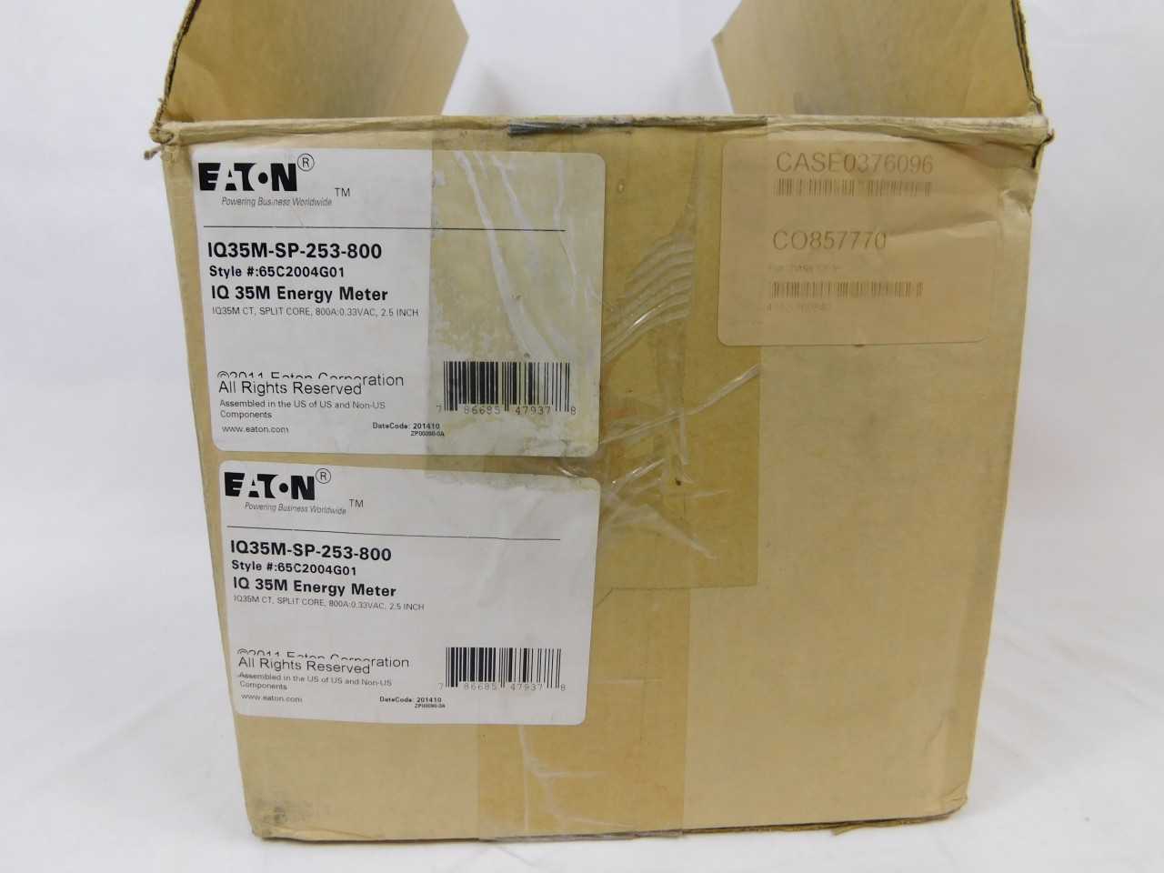 Quantity 5 of Eaton IQ35M-SP-253-800 Electrical Meter - ELECTRICAL COMPONENTS