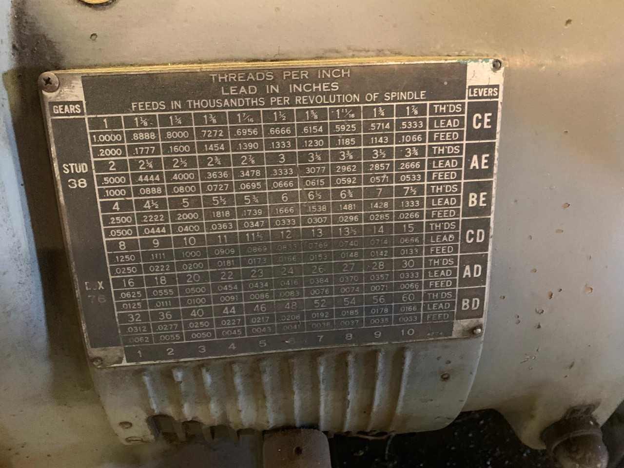 American Pace maker 20 x 96 Engine Lathe - LATHES