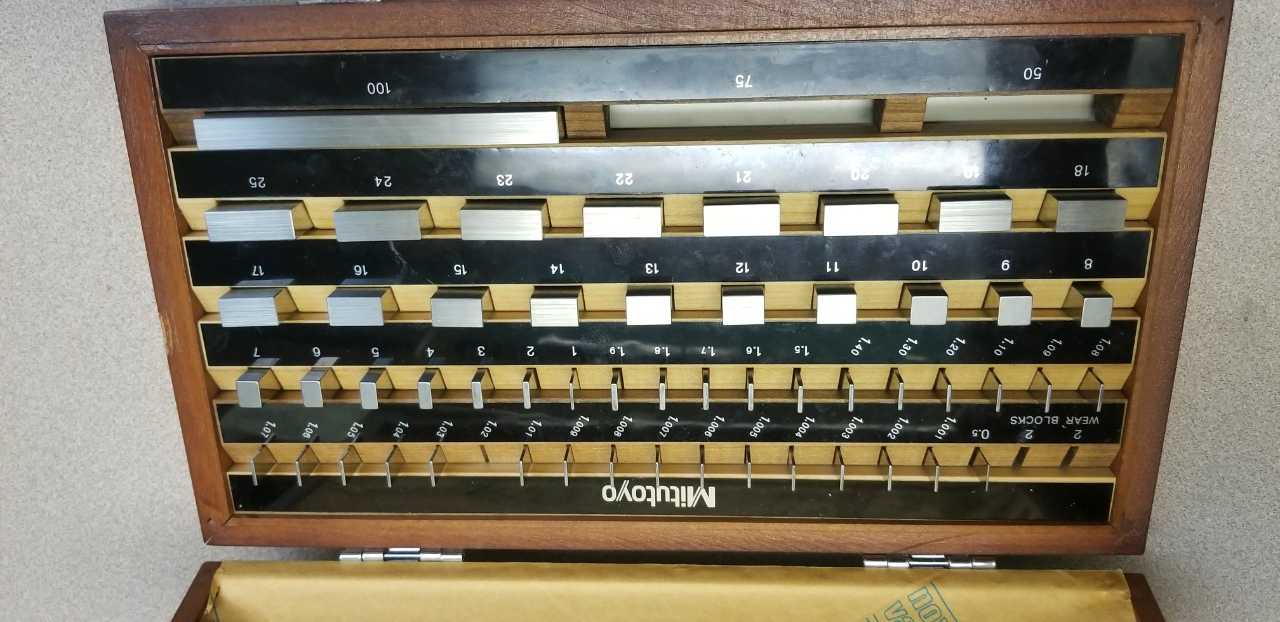 Mitutoyo Metric Gauge Block Set - INSTRUMENTATION