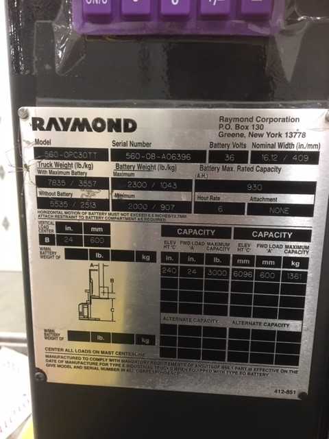 2008 Raymond 560-OPC30TT Order Picker, Nashville, TN - ORDER PICKER