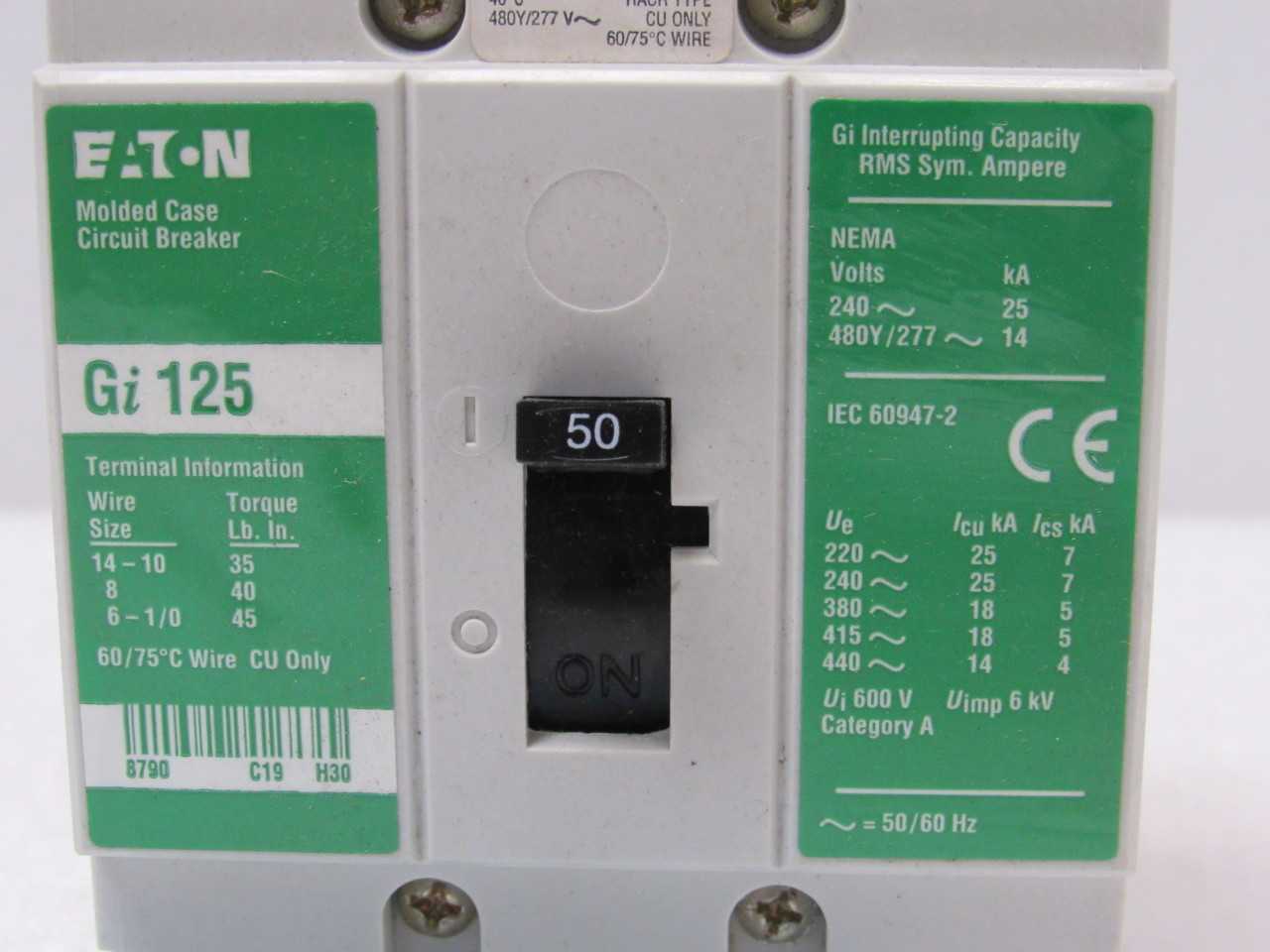 Eaton Circuit Breakers - CIRCUIT BREAKERS