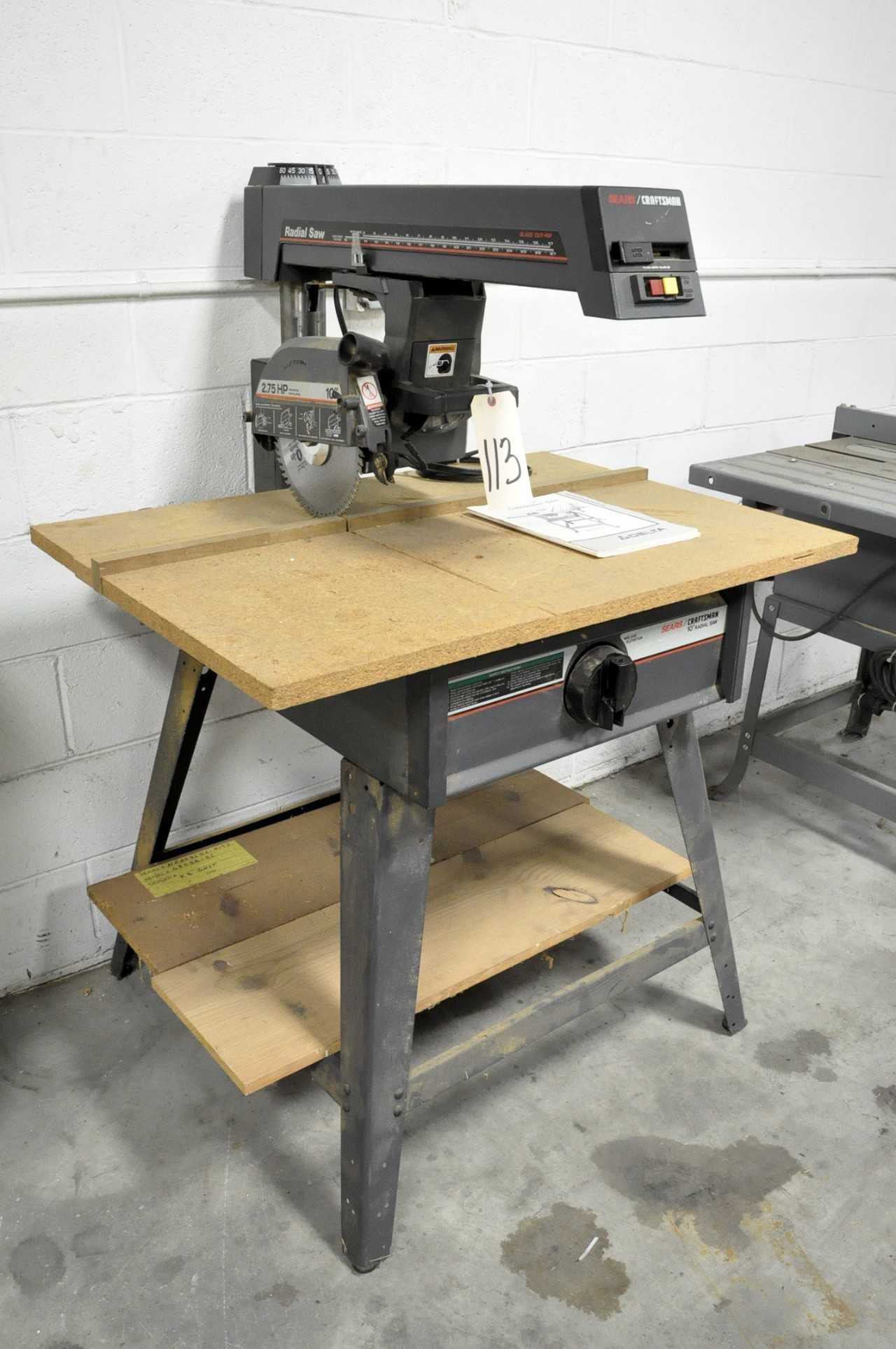 Sears Radial Arm Saw - METAL SAWS