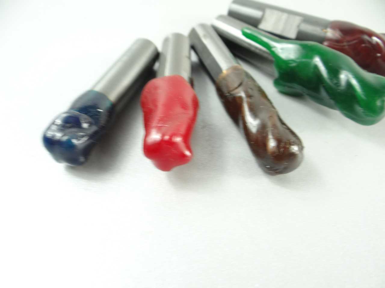 Lot of 5 Freshly Sharpened Assorted Solid Carbide End Mills - MACHINING ACCESSORIES & TOOLING