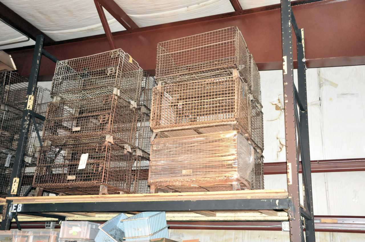 Lot-(12) Wire Baskets on (1) Top Shelf - MISCELLANEOUS