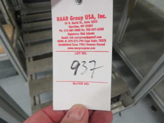 Aluminum Cart on Wheels (2) lot - MISCELLANEOUS