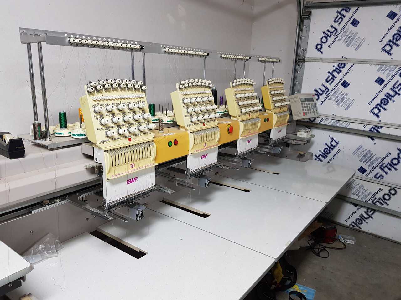 SWF SWF/B-UK1504-45 4 head Embroidery Machine. - 