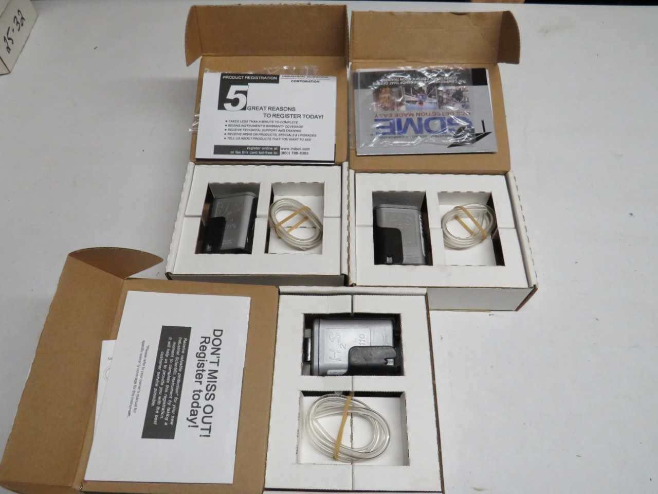 LOT OF 3 INDUSTRIAL SCIENTIFIC CORPORATION HS11O HS110 1010-0030 HYDROGEN SULFIDE MONITOR - ELECTRIC POWER TOOLS