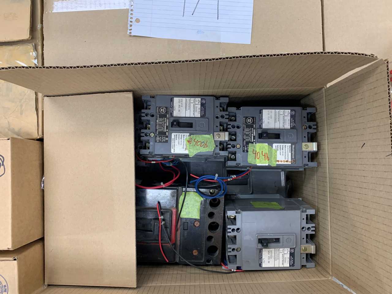 Assorted Pallet of Circuit Breakers - CIRCUIT BREAKERS