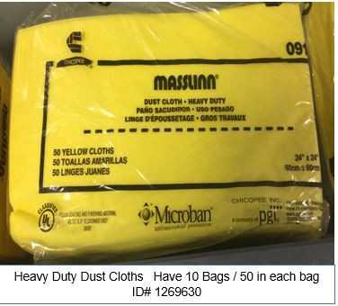 (10) pckgs - HD Dust Cloths - DUST COLLECTOR