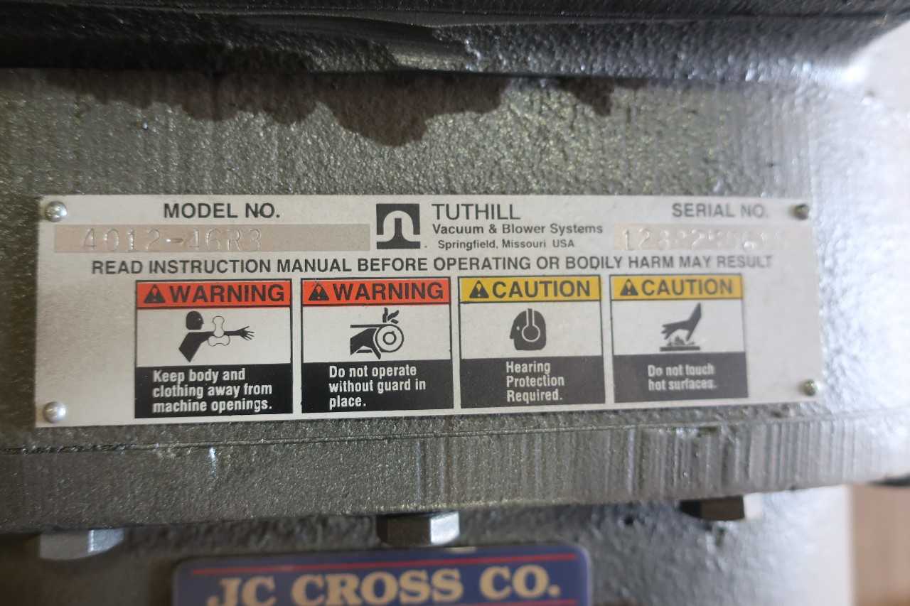 TUTHILL VACUUM PUMP - VACUUM PUMP