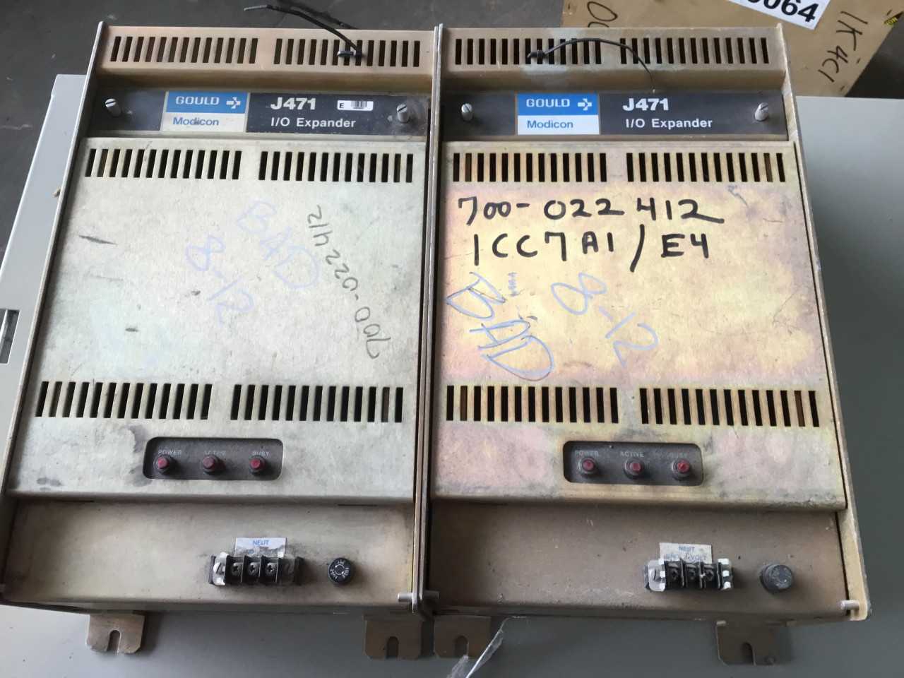 Lot of 2 Gould Modicon Expanders - AUTOMATION & CONTROLS