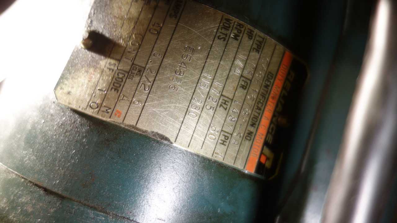 STAINLESS TANK WITH TUTHILL 112 MANUAL PUMP, MIXMOR MIXER - PROCESS EQUIPMENT