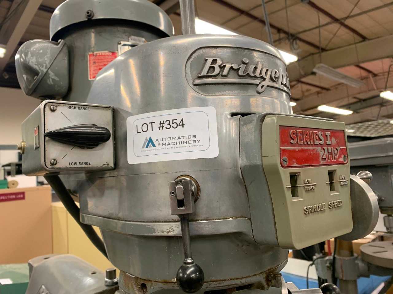 Bridgeport Series 1 Vertical Knee Mill - MILLING MACHINES