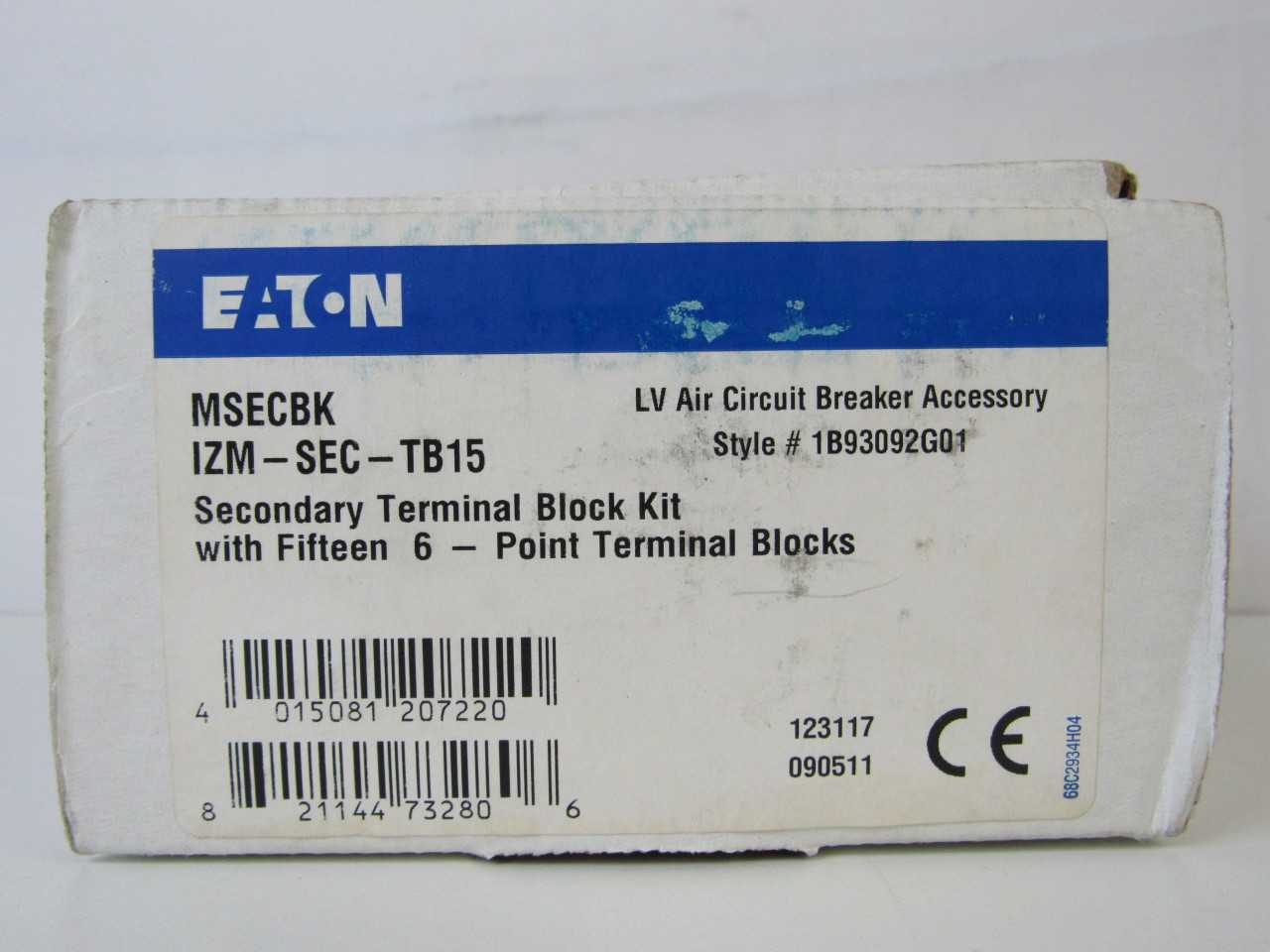 Quantity of 6x MSECBK Contacts - VALVES