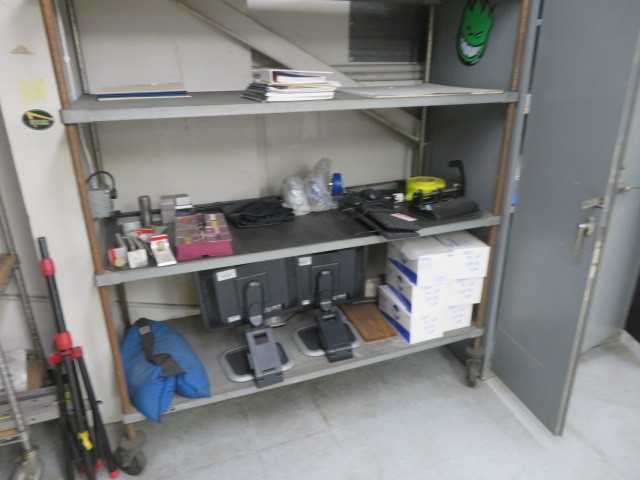 Racks and Contents (2) lot - MISCELLANEOUS