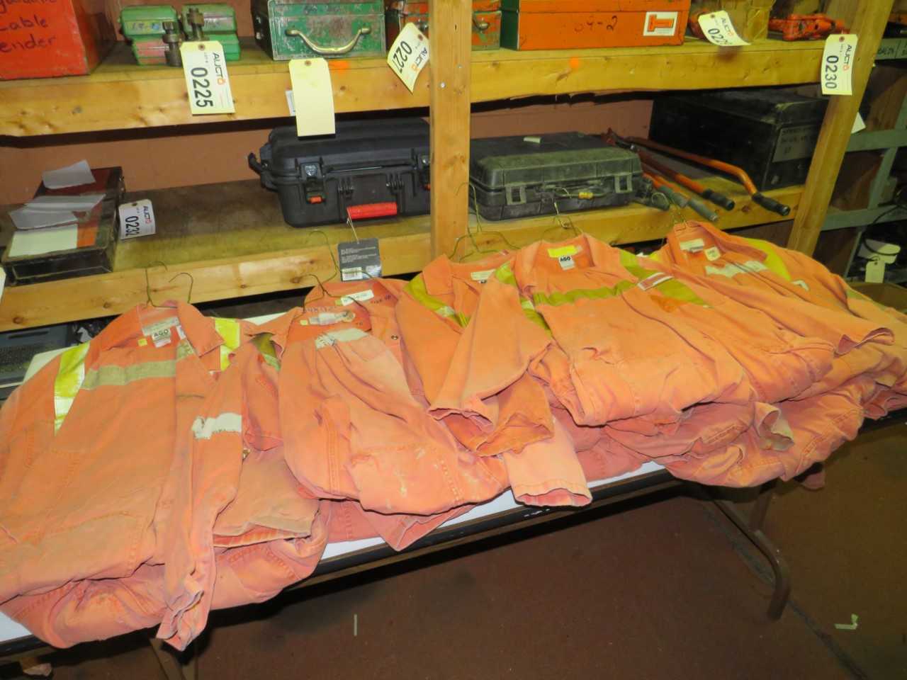 LOT OF 10 ASSORTED FLAME RESISTANT COVERALLS - SAFETY SWITCH