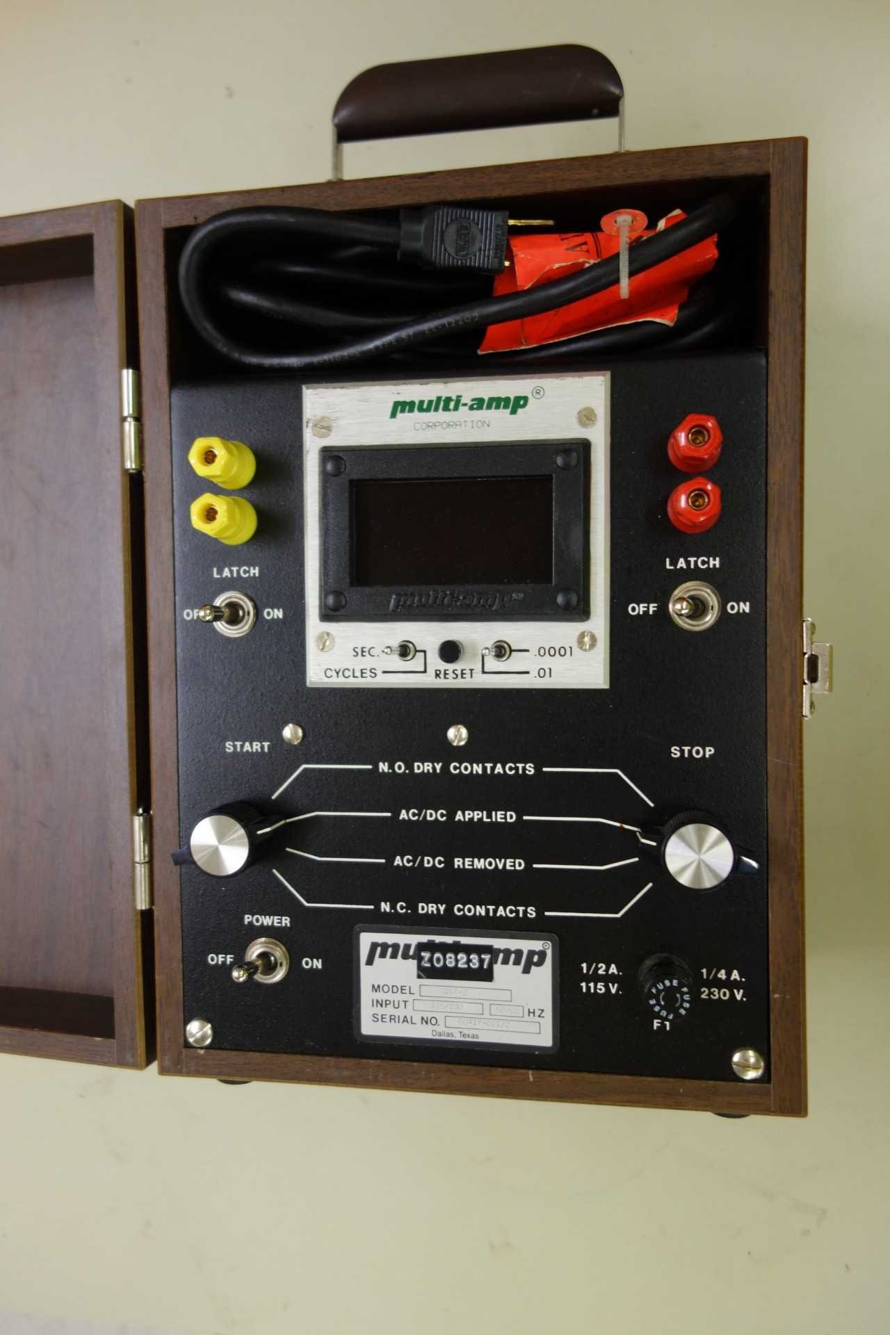Multi-Amp SST-2 Solid State Timer Test Set - ELECTRICAL TESTING EQUIPMENT